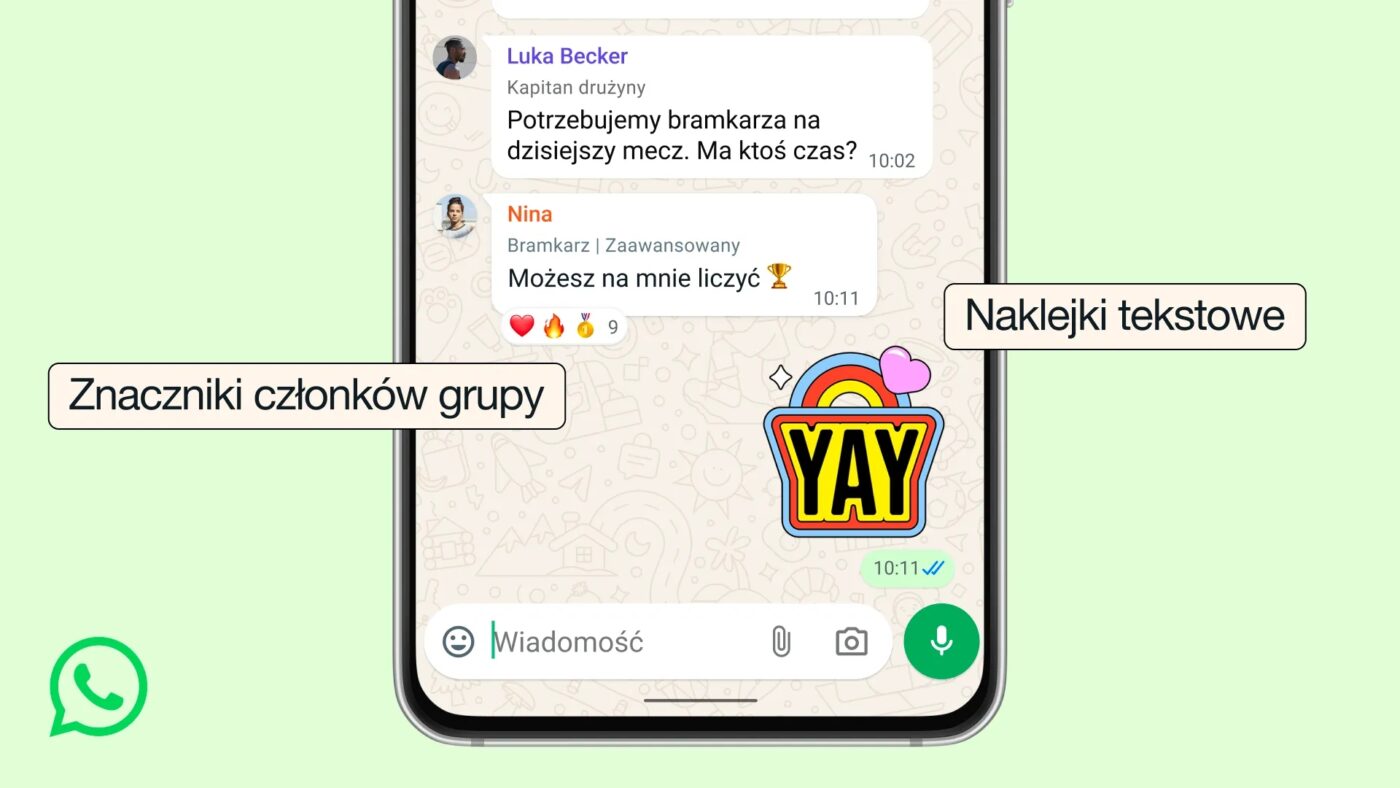 WhatsApp nowe funkcje dla czatu grupowego