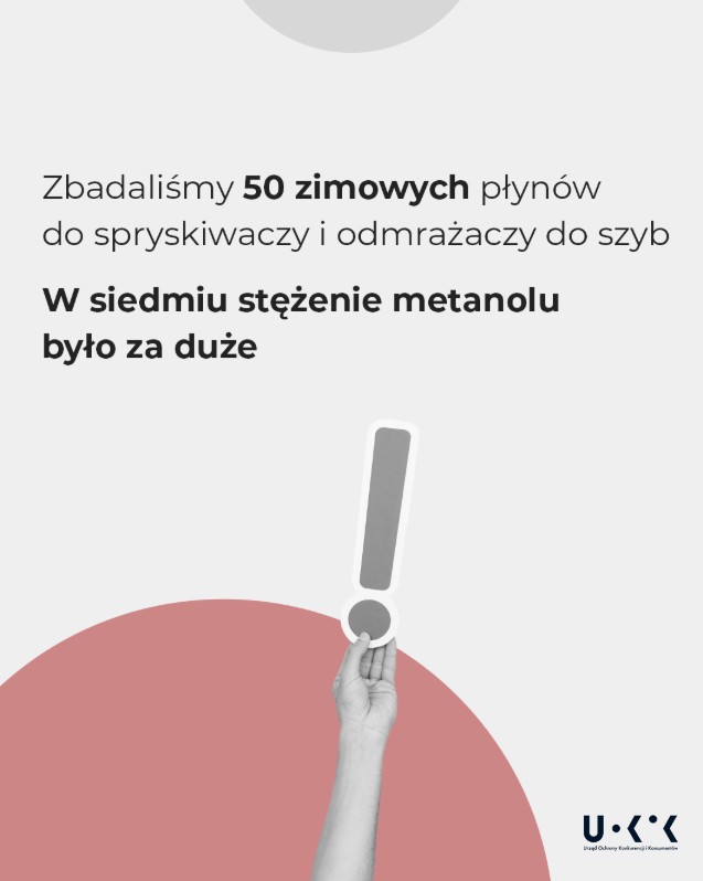 Metanol, trucizna, uokik sprawdza produkty do aut, zimowe płyny do szyb