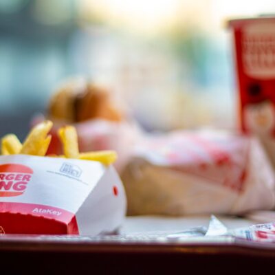 Burger King jedzenie frytki
