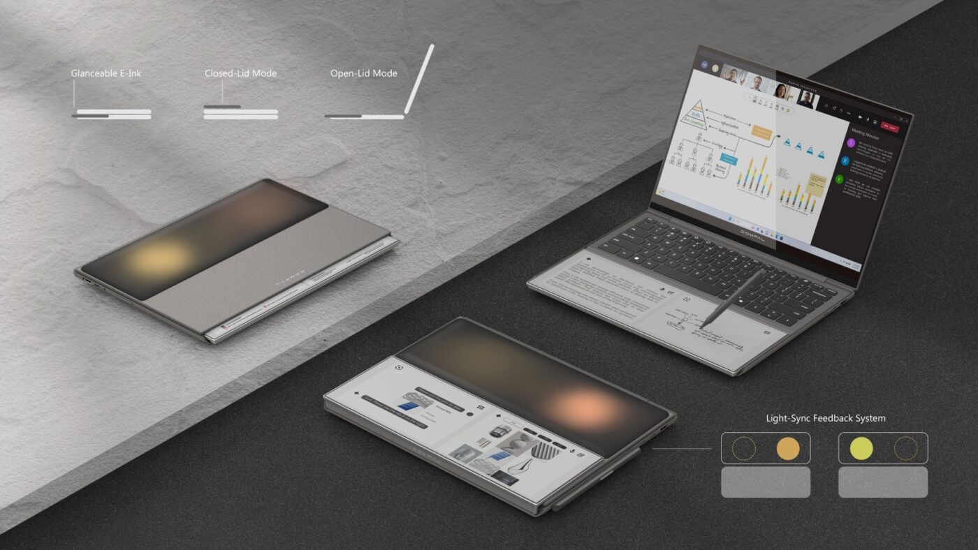 Compal AI Book koncepcyjny laptop