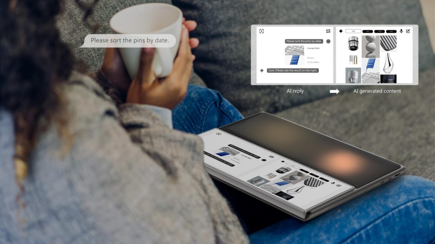 Compal AI Book koncepcyjny laptop