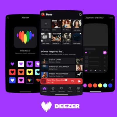 Aplikacja Deezer