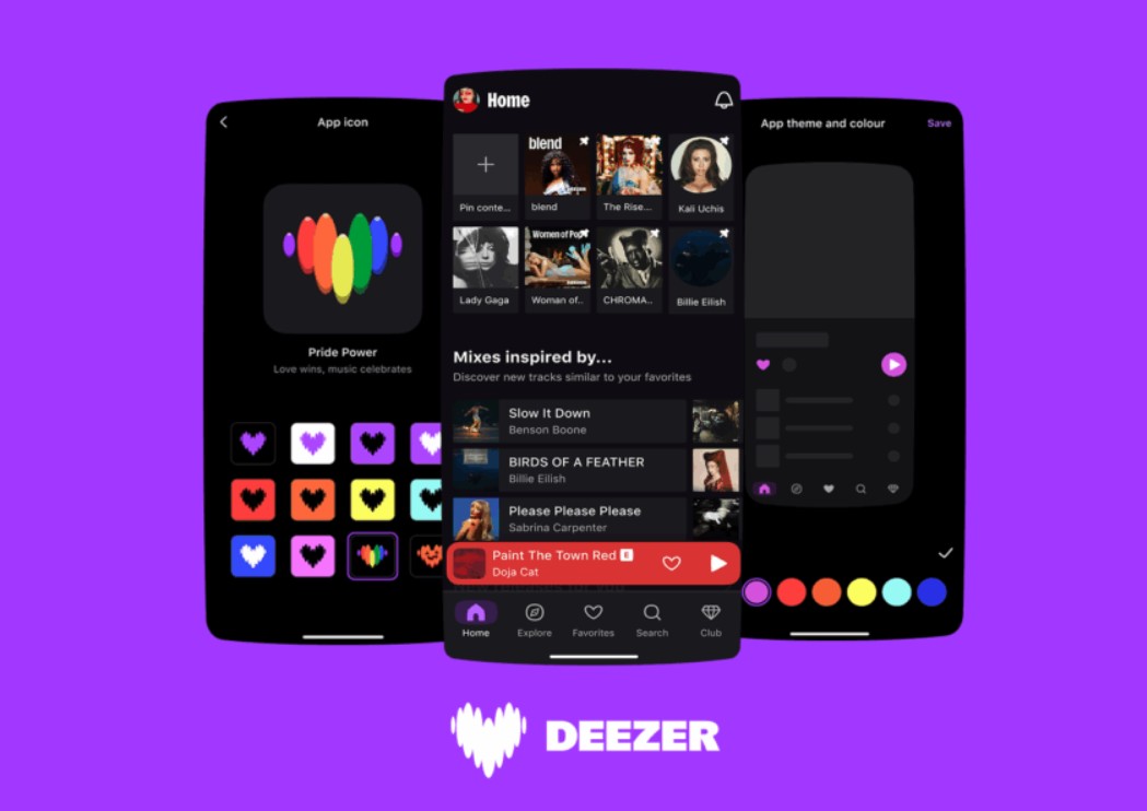 Aplikacja Deezer