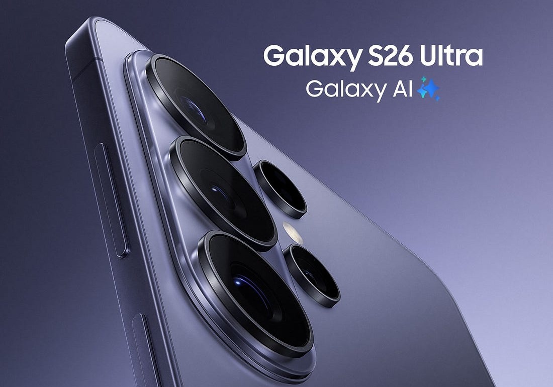 smartfon samsung galaxy s26 ultra smartphone render