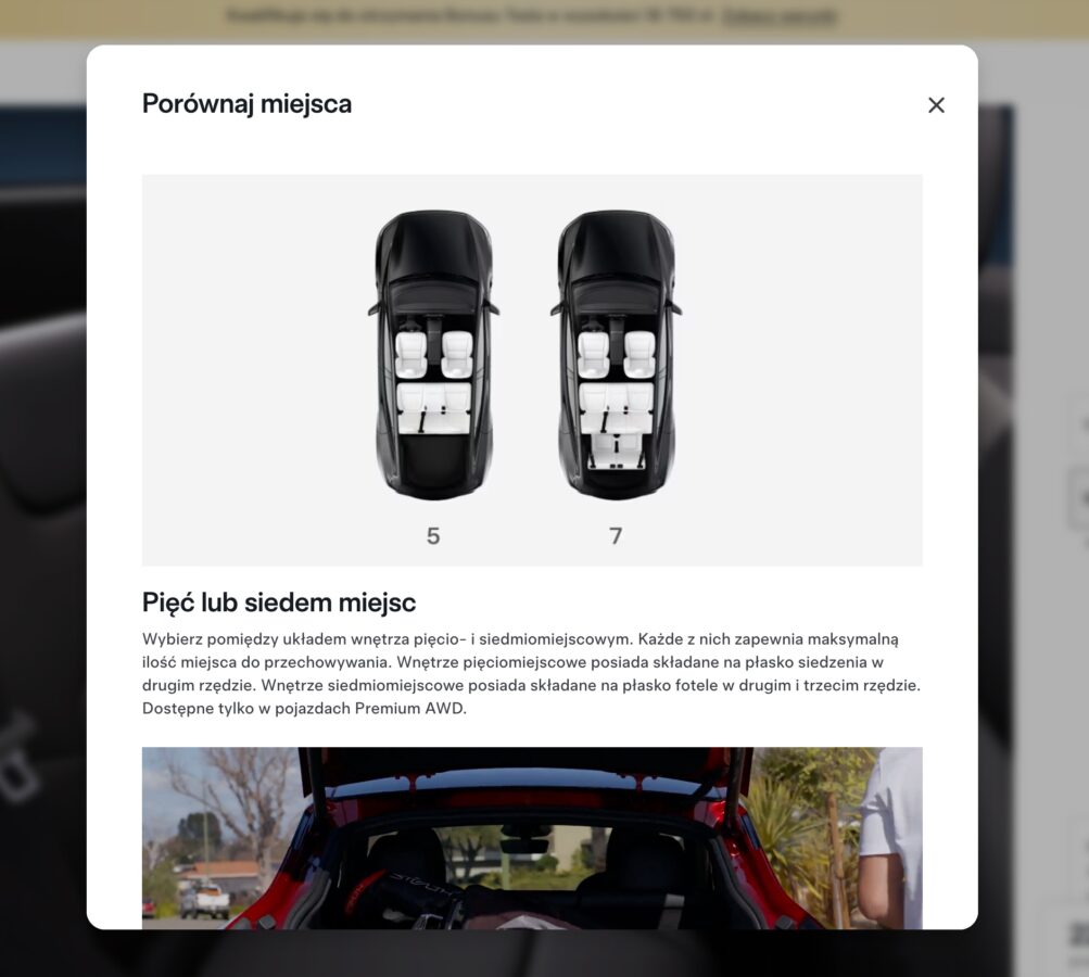 Tesla Model Y 7-osobowa