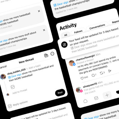 Dear Algo w aplikacji Threads