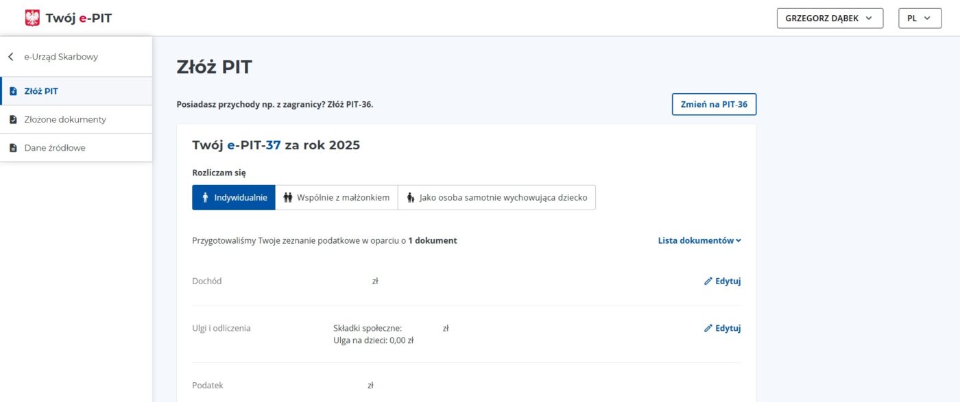 twój e pit za 2025 rok przykład źródło tabletowo.pl