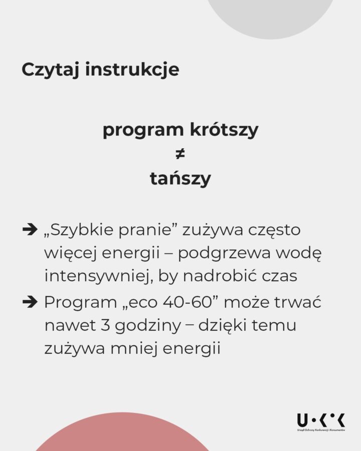 porady dotyczące prania od uokik