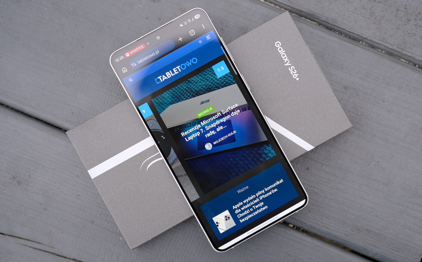 Samsung Galaxy S26+ recenzja Tabletowo