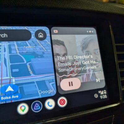 YouTube w Android Auto