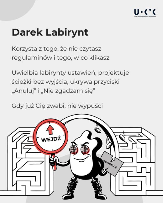 przykłady dark patterns