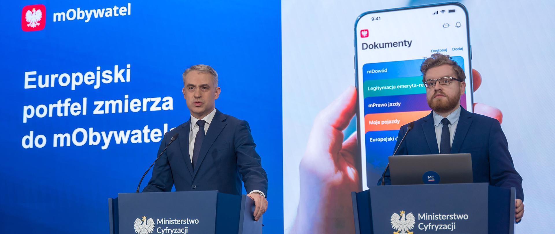 Europejski portfel tożsamości cyfrowej zostanie zintegrowany z aplikacją mObywatel źródło Ministerstwo Cyfryzacji