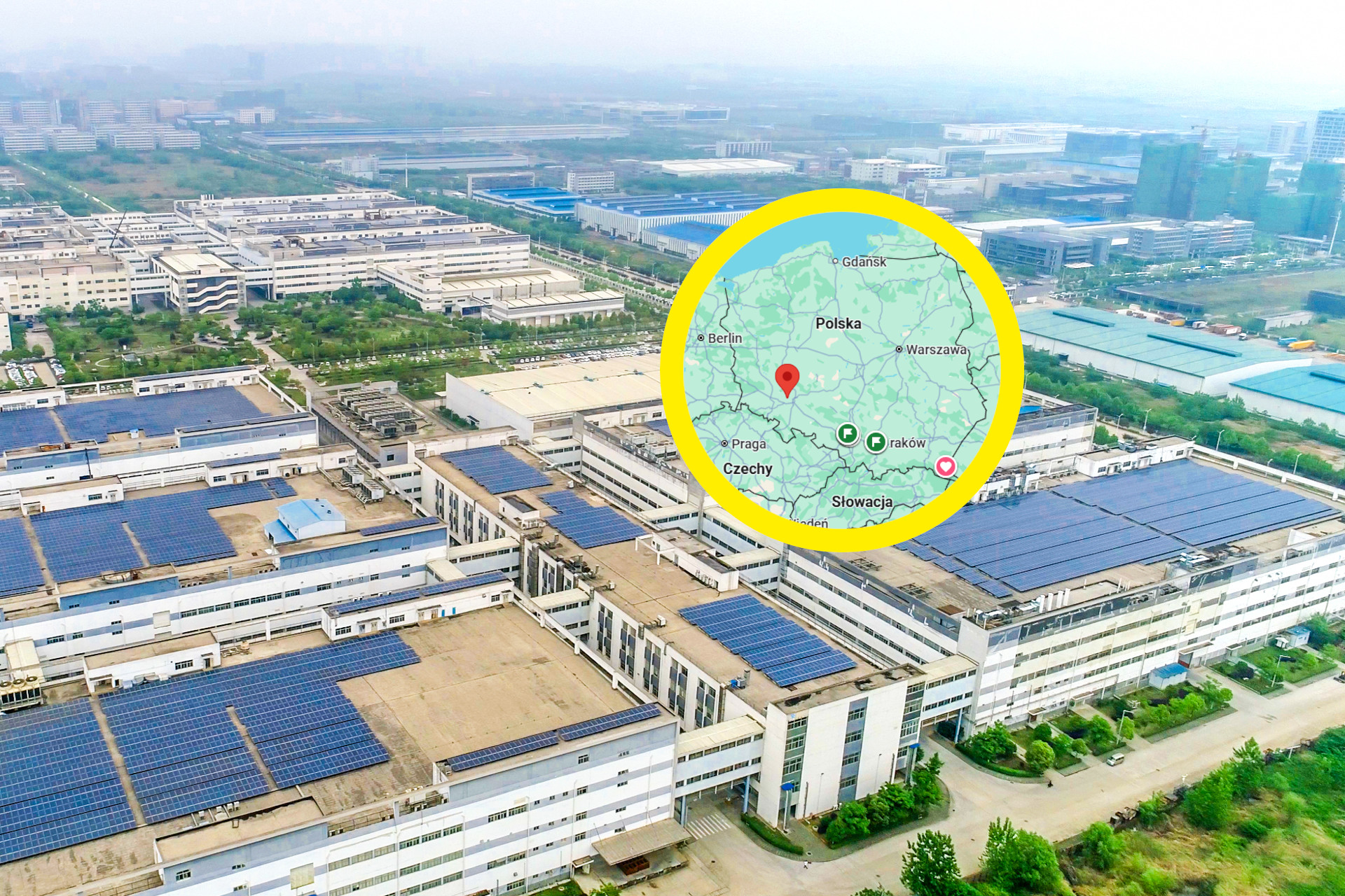 Potencjalna lokalizacja fabryki Foxconn w Polsce