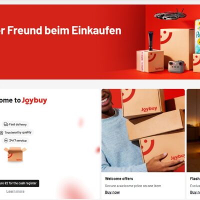 strona główna sklepu internetowego joybuy.de