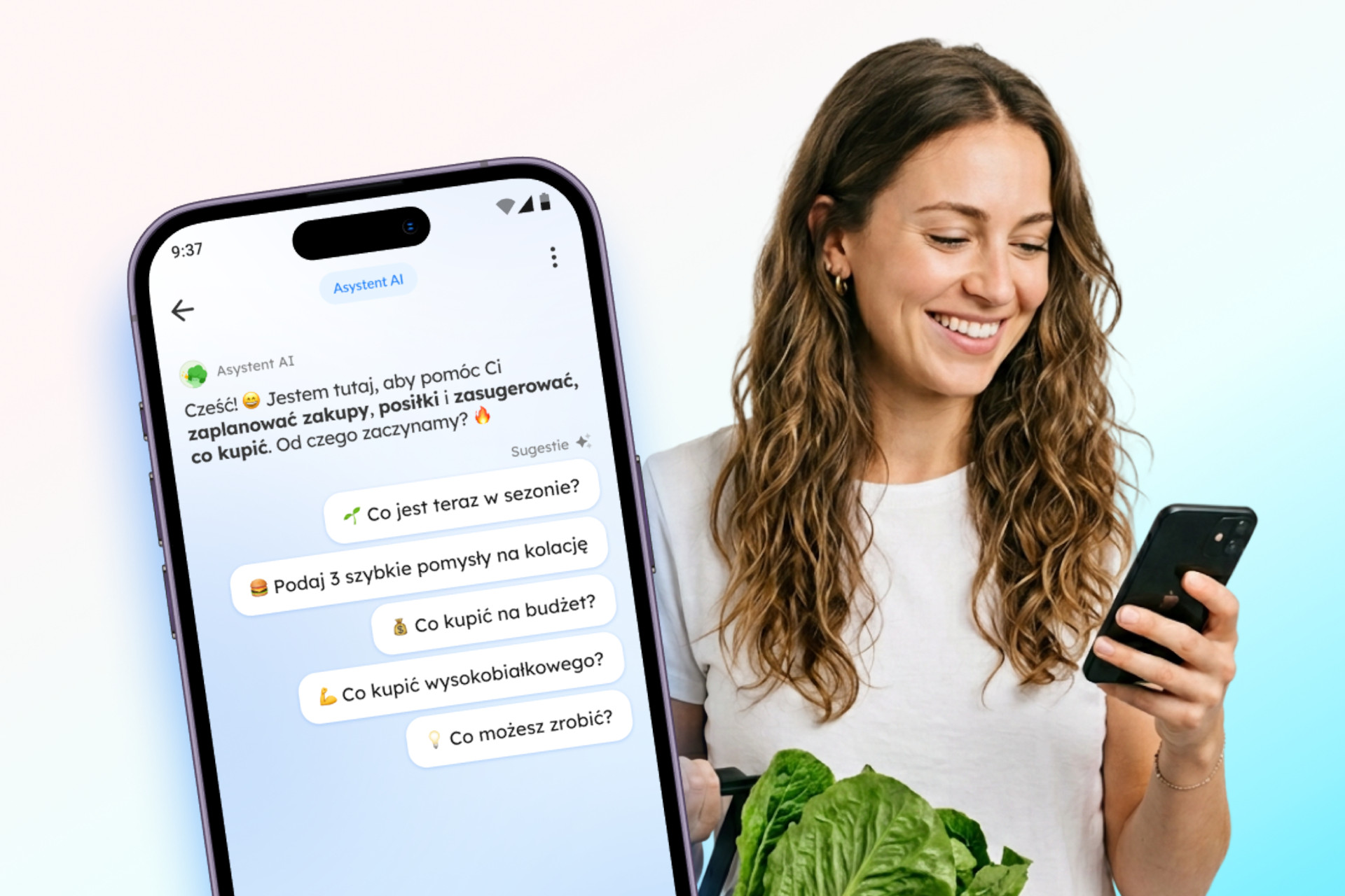 Asystent AI w aplikacji Listonic
