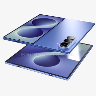 składany smartfon samsung galaxy z fold 8 foldable smartphone render