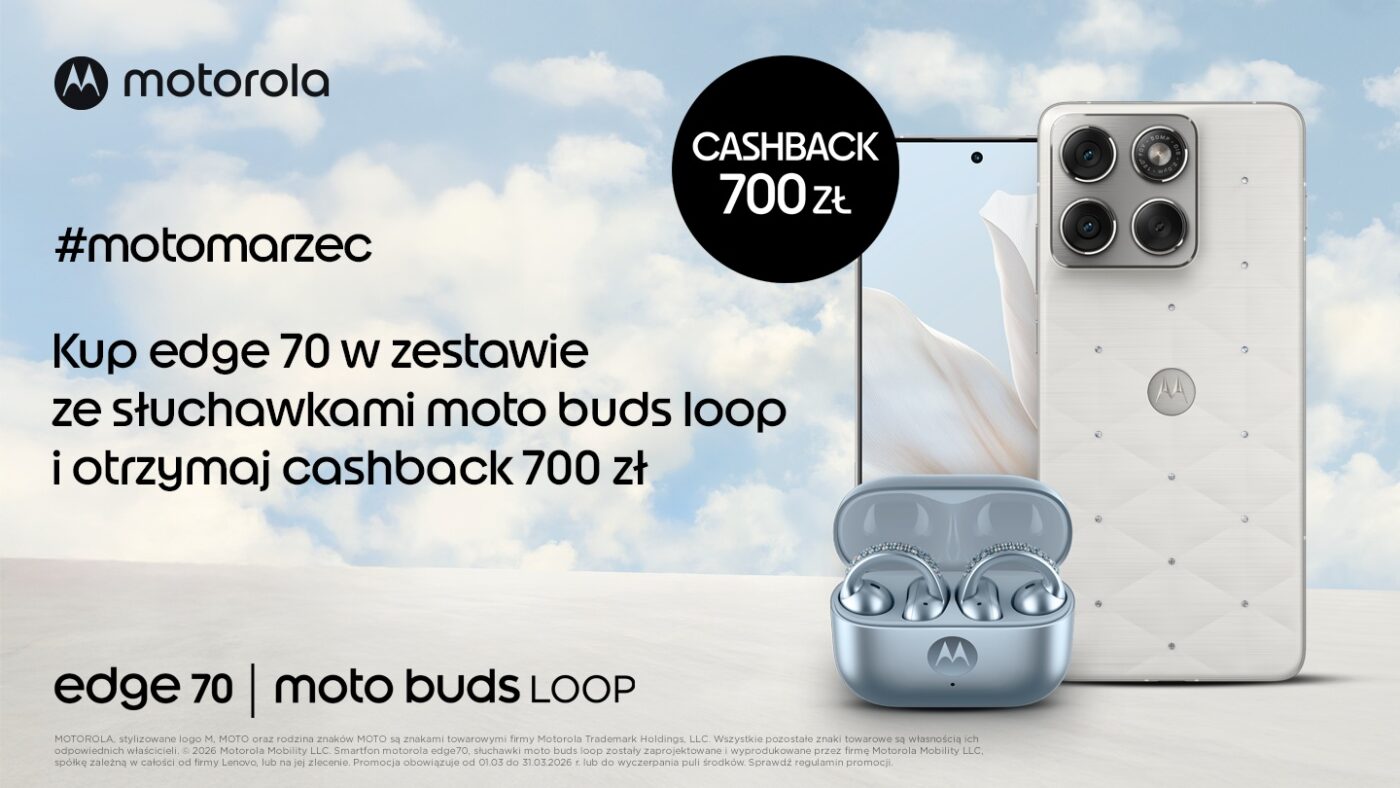 promocja na smartfon motorola edge 70 z kryształkami swarovski
