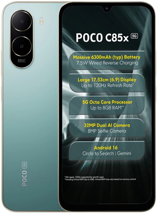smartfon poco c85x 5g smartphone