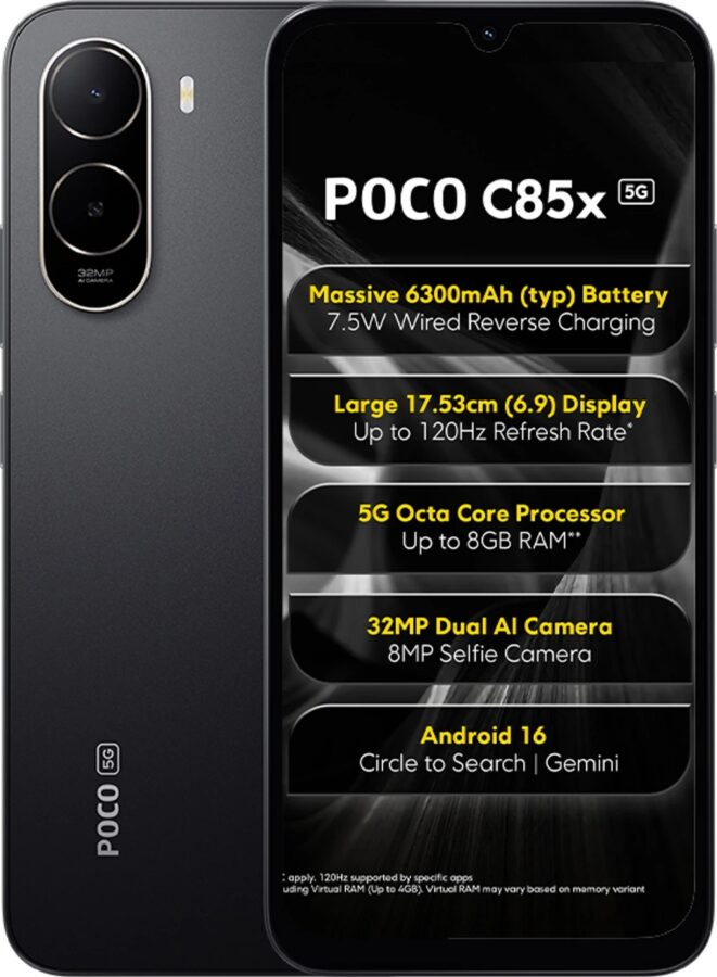 smartfon poco c85x 5g smartphone