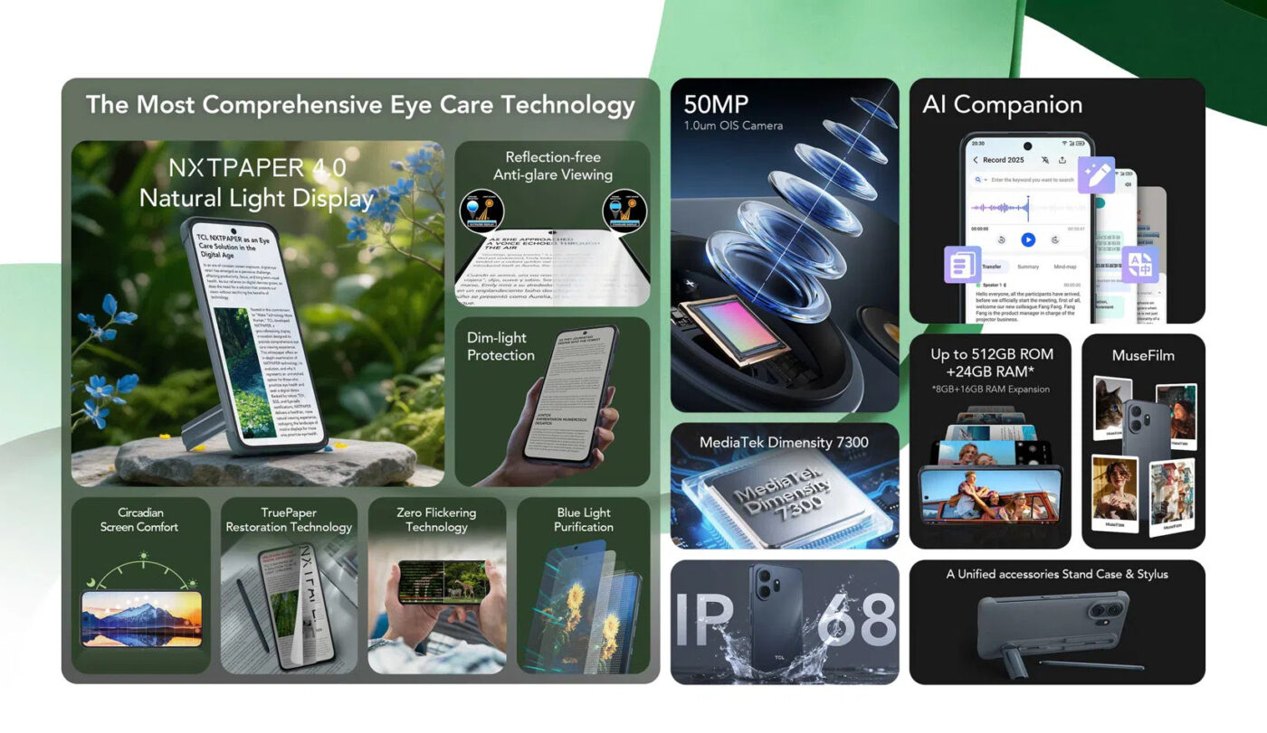 smartfon TCL Nxtpaper 70 Pro