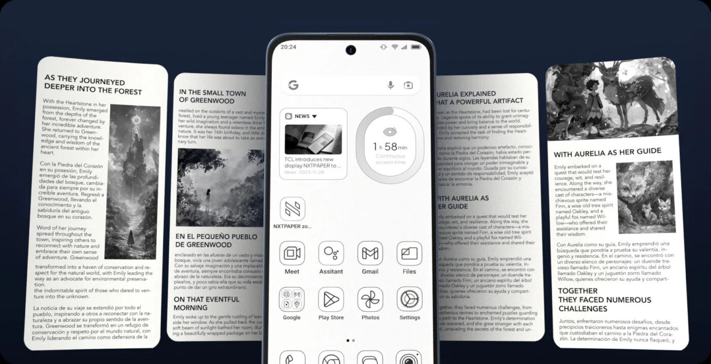smartfon TCL Nxtpaper 70 Pro