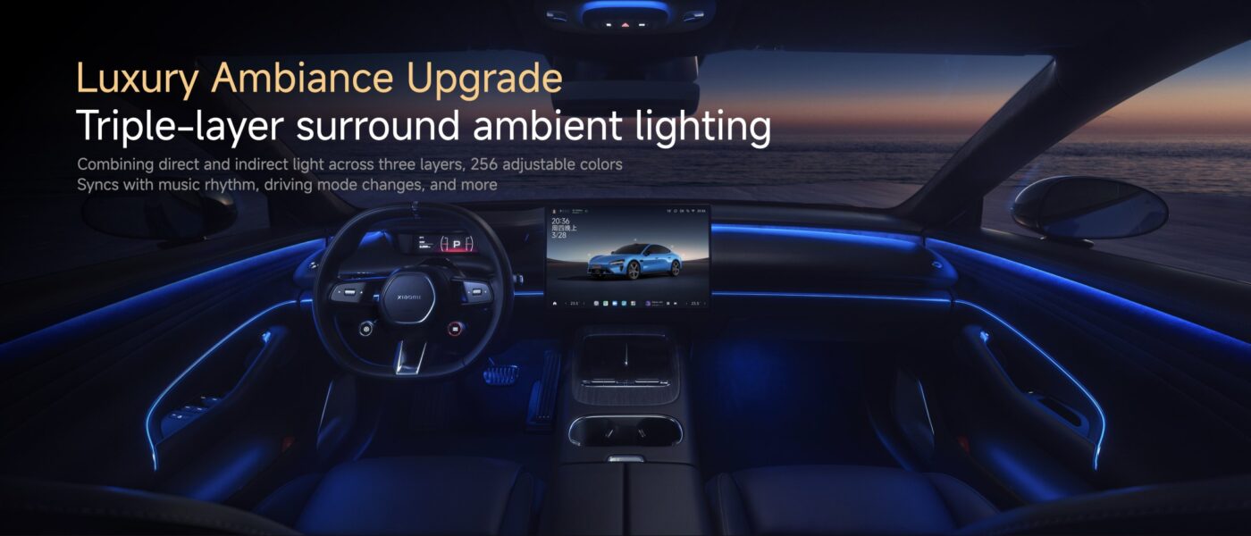 Samochód elektryczny Xiaomi SU7