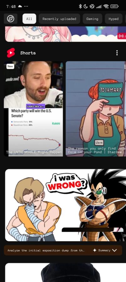 YouTube streszczenia AI