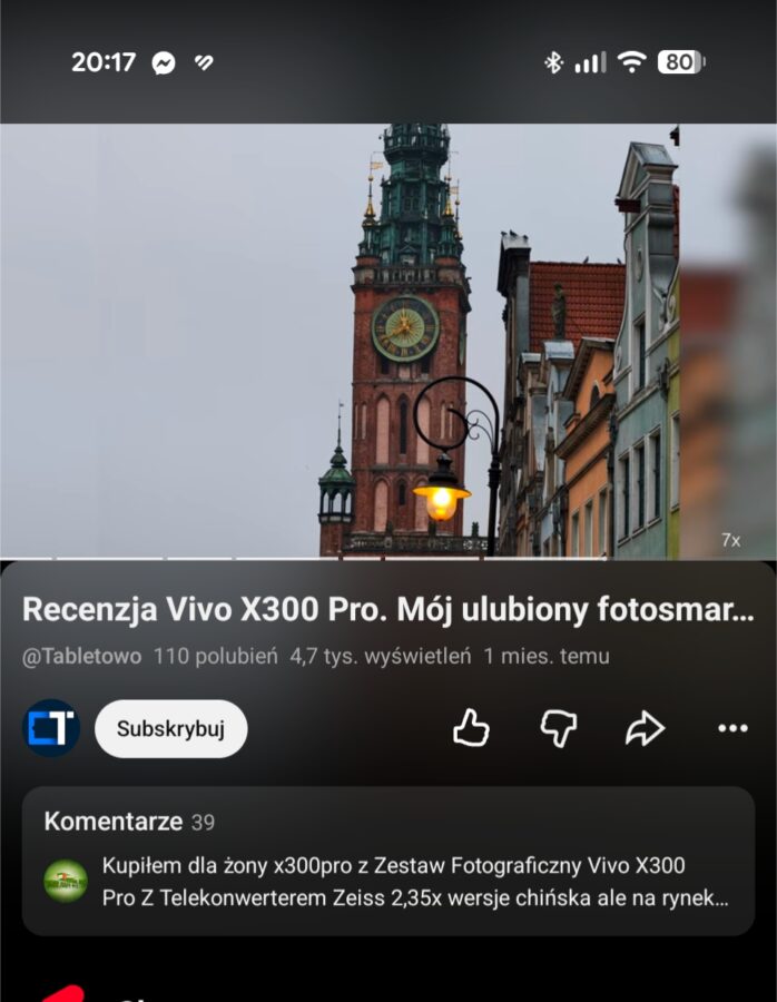 YouTube nowy wygląd strony odtwarzania