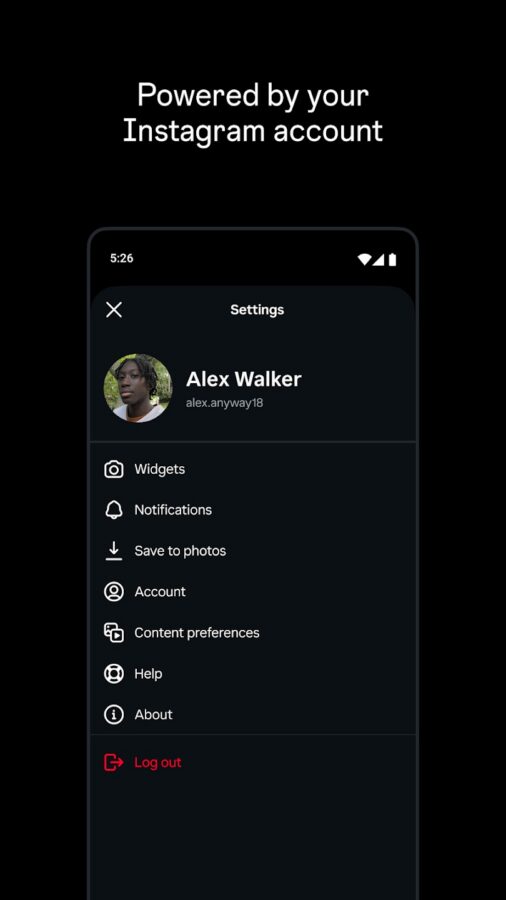 aplikacja instagram instants app