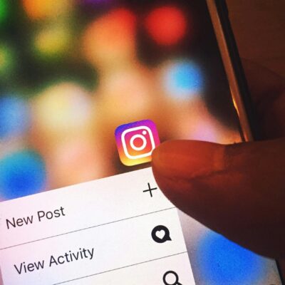 Instagram, smartfon, ekran