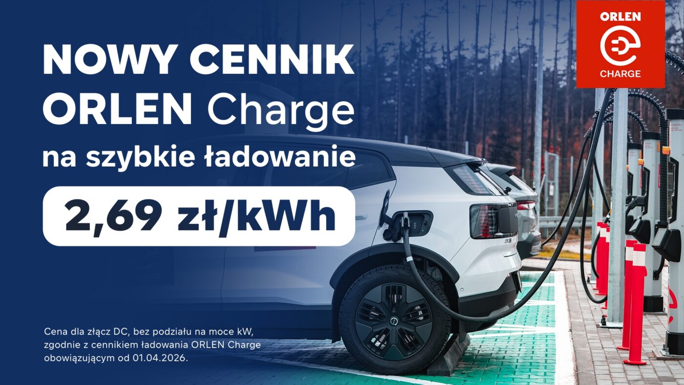 Orlen Charge nowy cennik