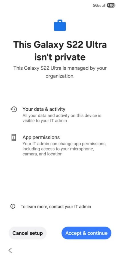 problem ze smartfonem samsung galaxy s22 ultra przejęcie przez numero llc