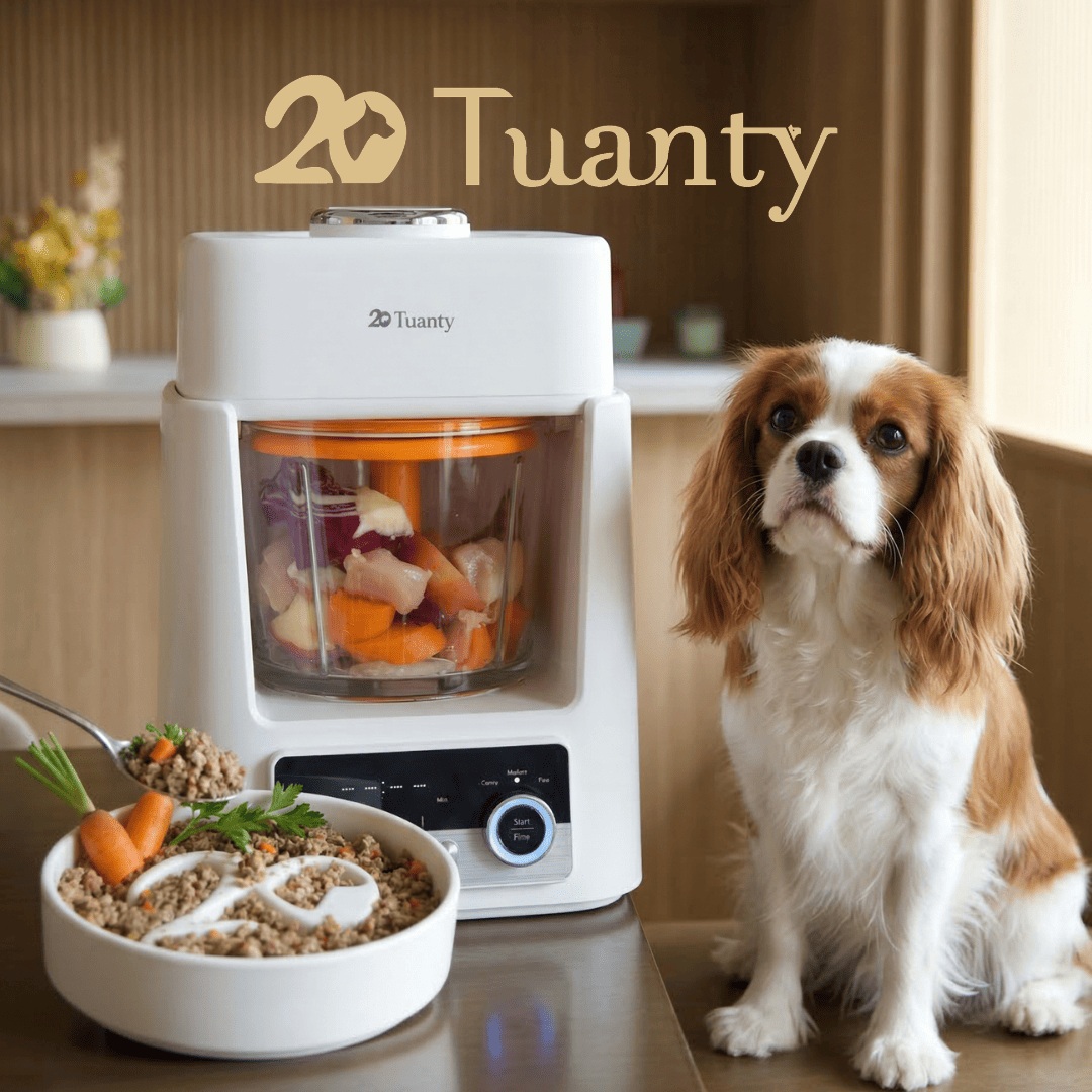 Pies, Tuanty Pet Food Maker, urządzenie do przygotowywania posiłków dla psa, kota, pupila