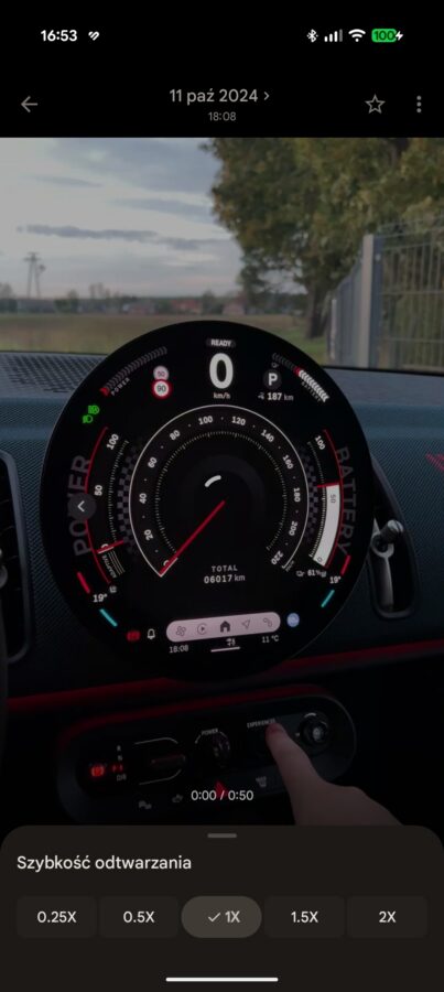 Zdjęcia Google szybkość odtwarzania wideo