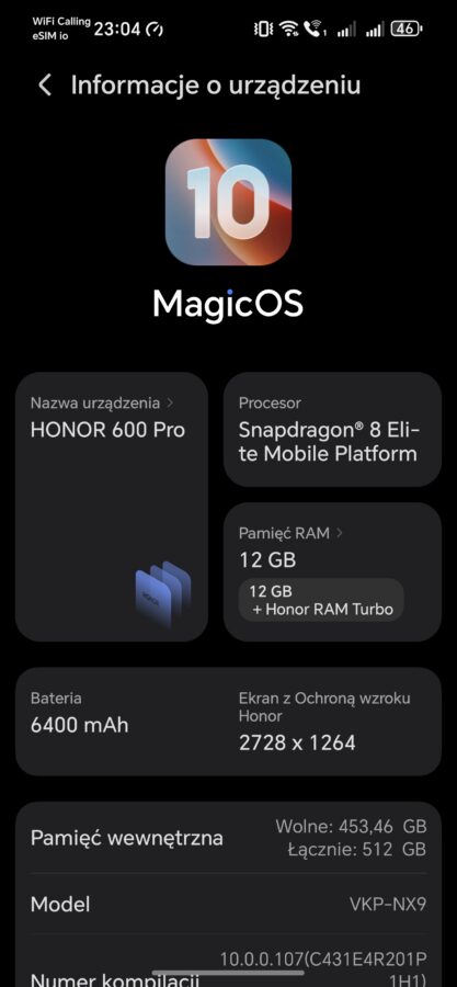 Honor 600 Pro