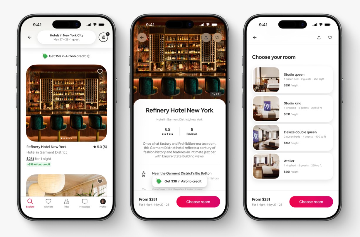 Nowe funkcje na platformie Airbnb