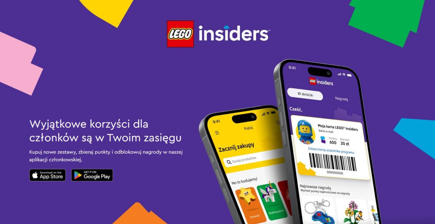 Aplikacja Lego Insiders w Polsce