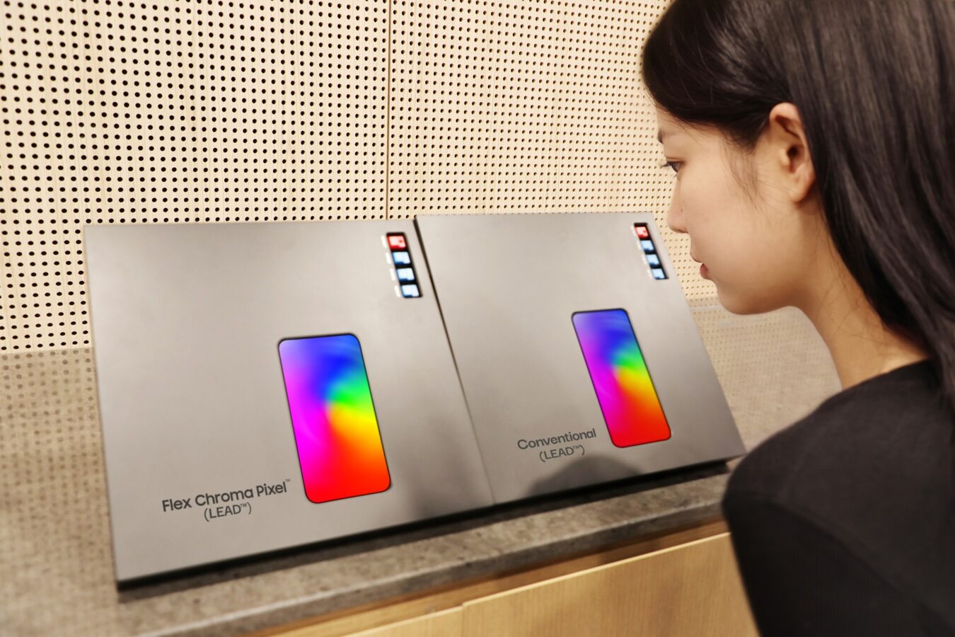 ekran samsung flex chroma pixel