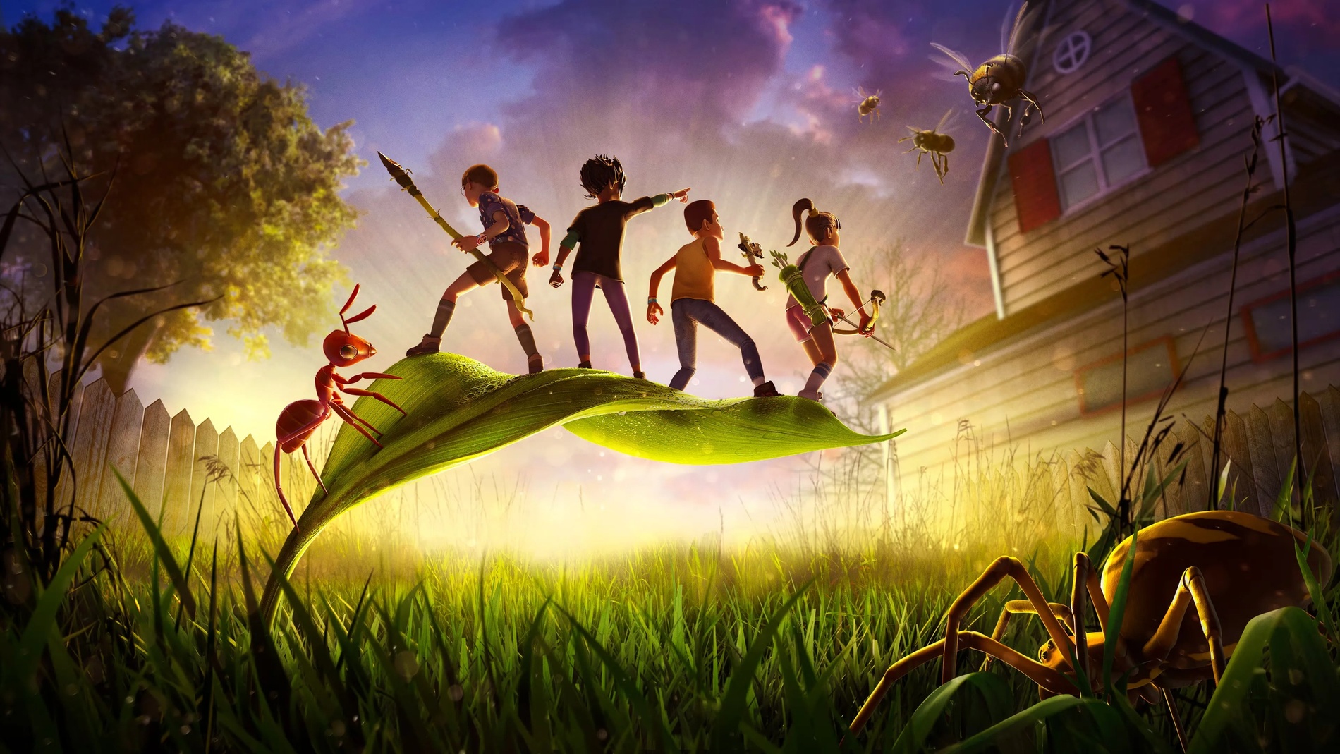 grounded gra grafika obsidian games playstation plus