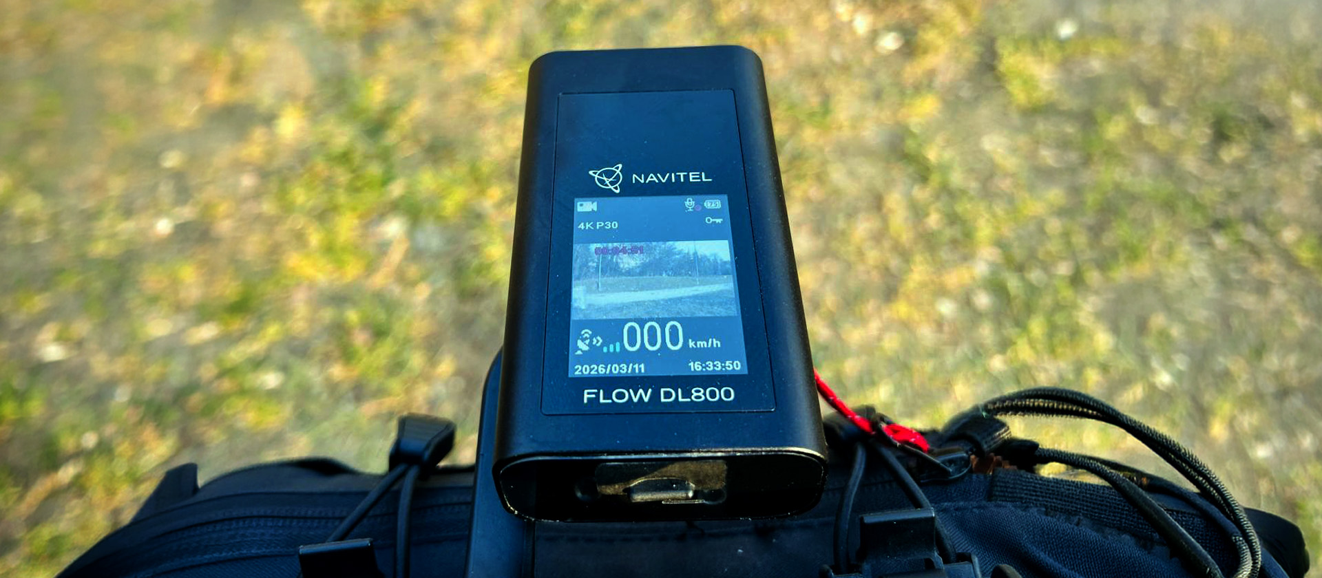 Kamery na rower, wideorejestrator rowerowy Navitel Flow DL800