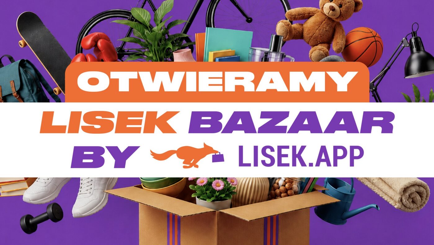 Lisek Bazaar, konkurent Allegro, Glovo, Żabka Jush