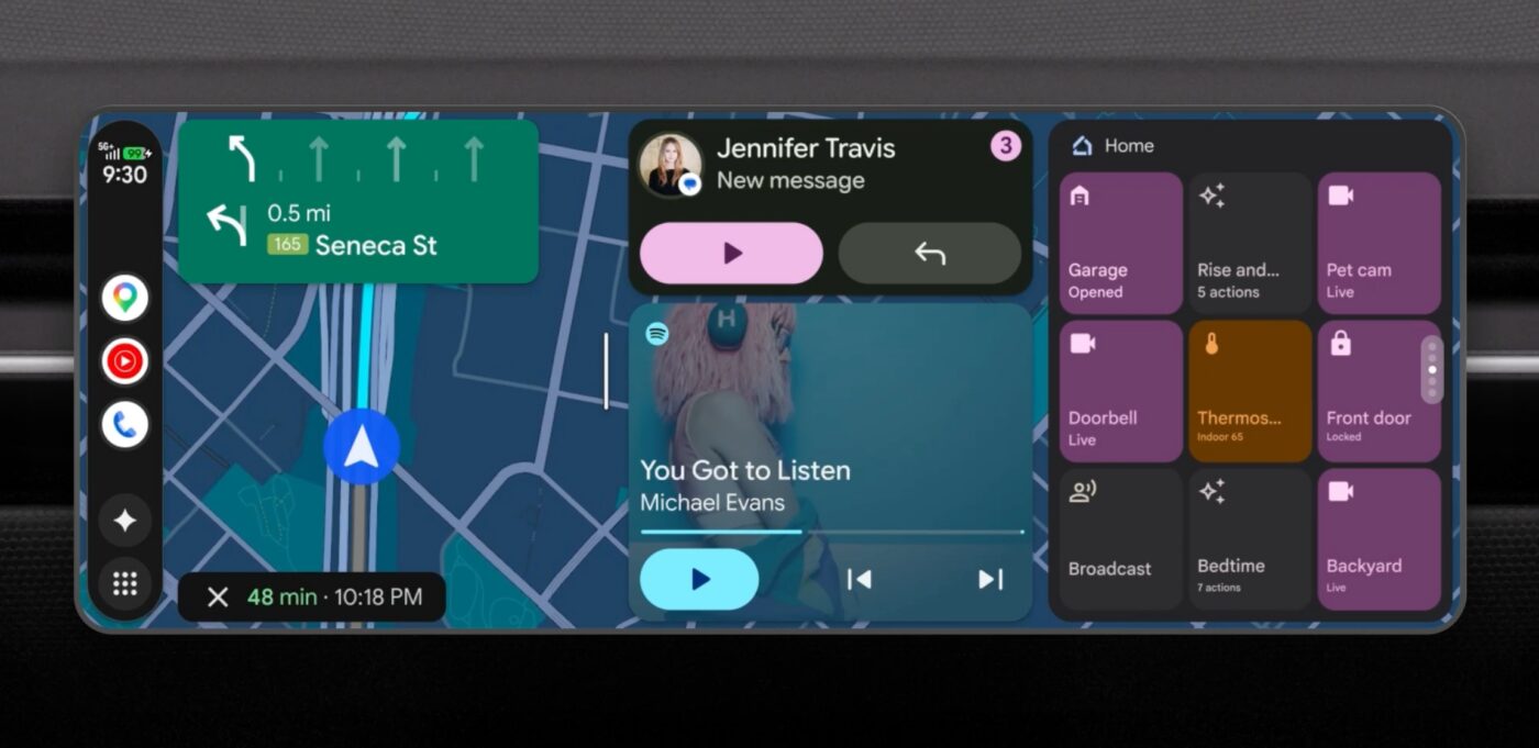 Nowy Android Auto widżety