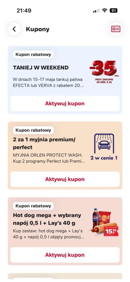 Orlen Vitay promocja na paliwo
