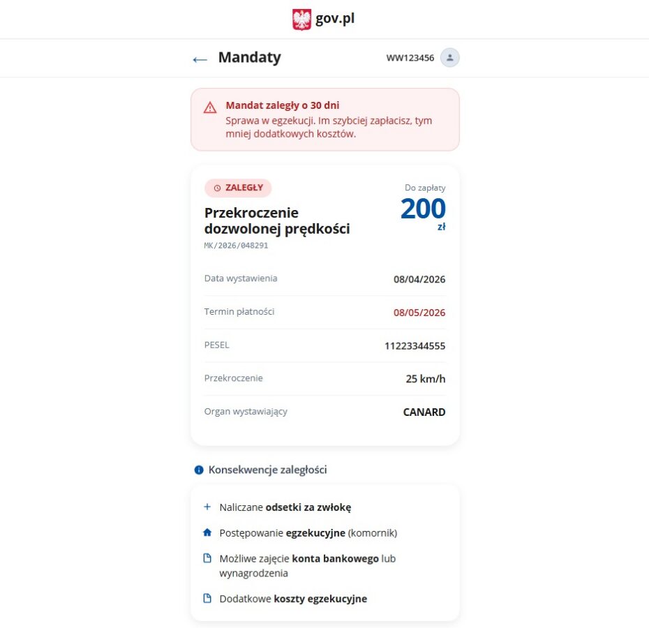 oszustwo mobywatel mandat źródło tabletowo.pl