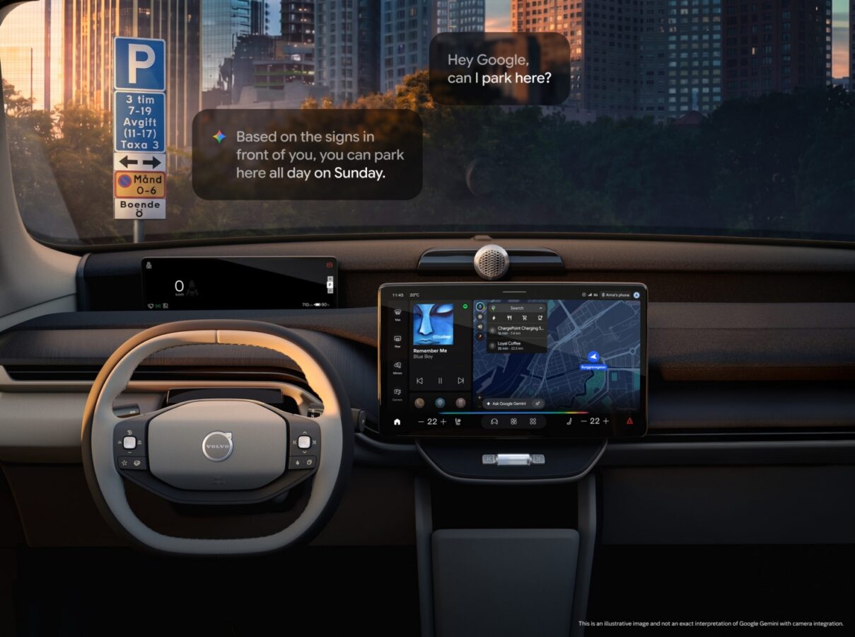 Volvo nowe funkcje Gemini
