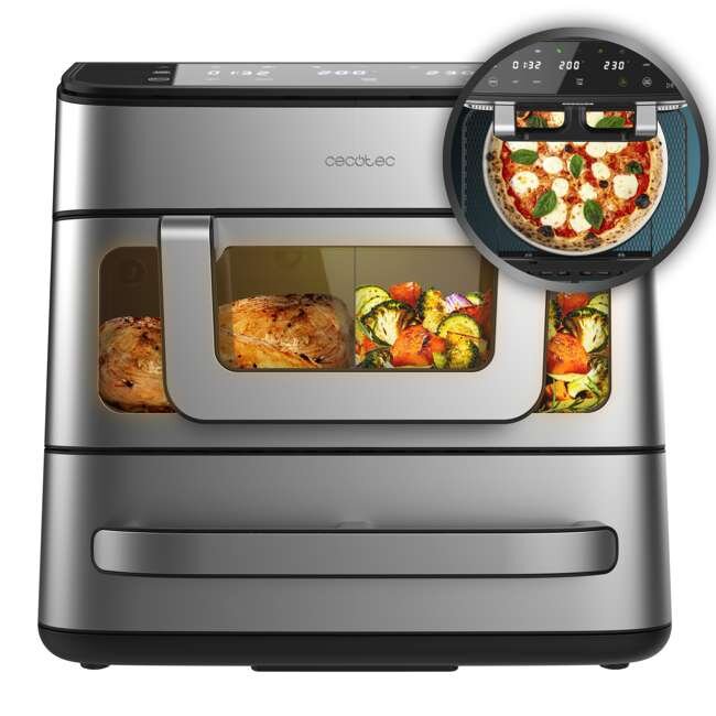 Airfryer i piec do pizzy w jednym Cecotec Cecofry FoodCourt 18000 4Pizza