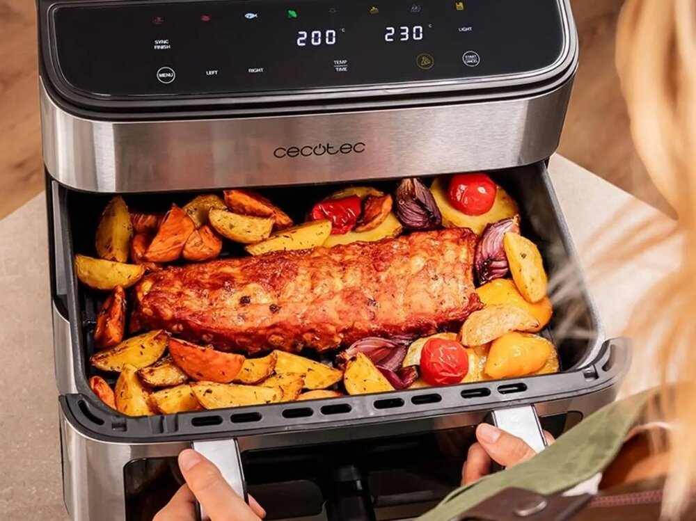 Airfryer i piec do pizzy w jednym Cecotec Cecofry FoodCourt 18000 4Pizza