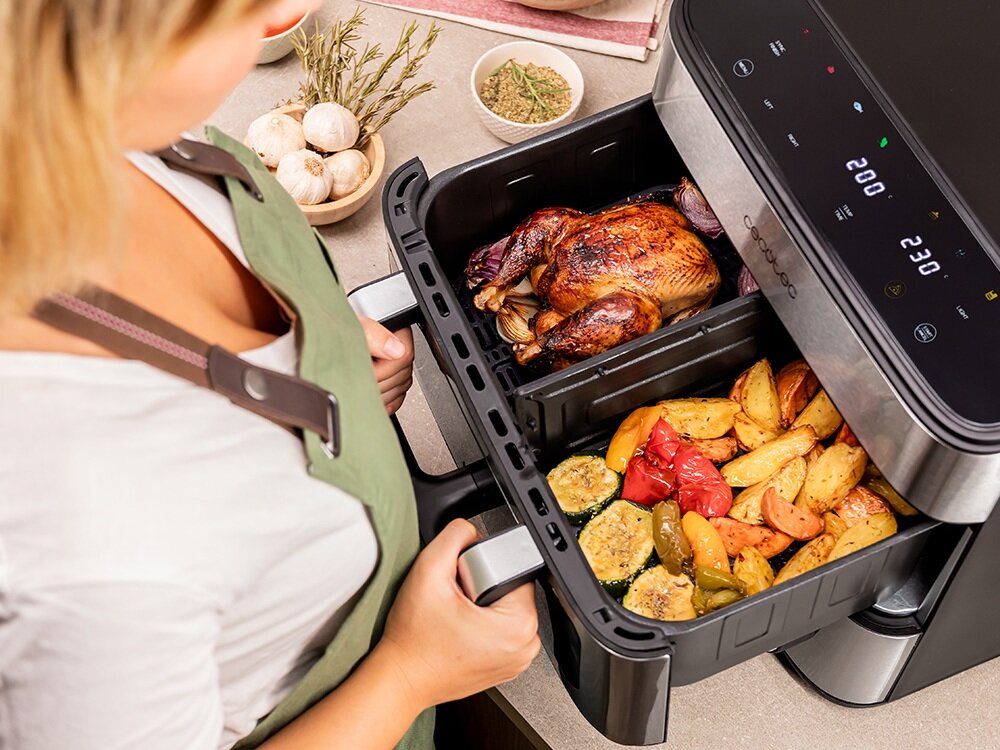 Airfryer i piec do pizzy w jednym Cecotec Cecofry FoodCourt 18000 4Pizza