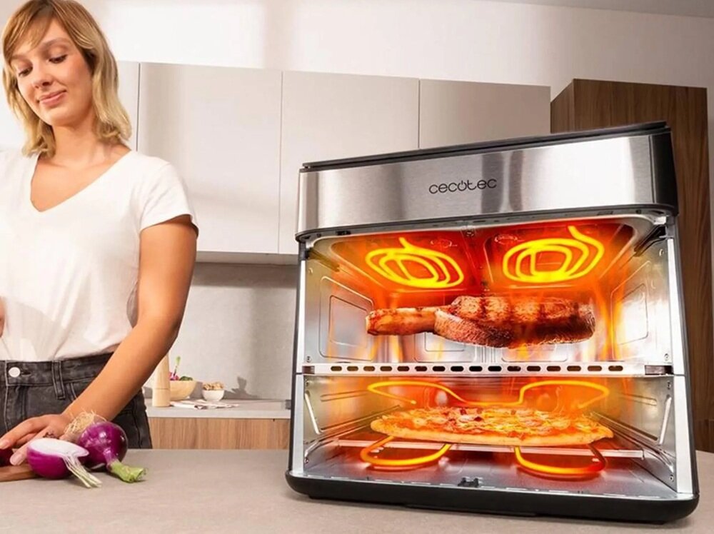 Airfryer i piec do pizzy w jednym Cecotec Cecofry FoodCourt 18000 4Pizza