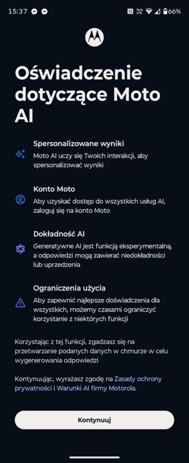 Motorola Razr 70 Ultra Przycisk AI